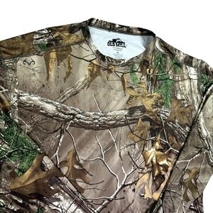 Old Mill Camo Shirt Men XL Realtree Xtra‎ Hunting Stretch Hiking Travel